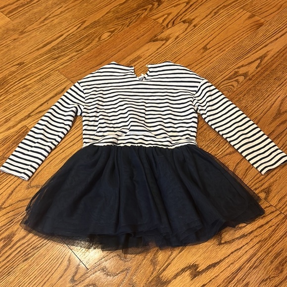Mayoral Girl’s Striped Born To Be a Star Dress Size 4 - Picture 4 of 5